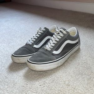 vans grey low tops